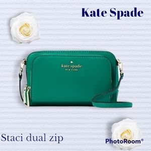 Kate Spade staci dual zip around crossbody